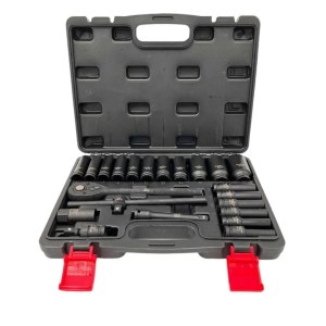 COFFRET DE DOUILLES CHOCS 1/2 23 PIÈCES + CLIQUET KRAFTMULLER