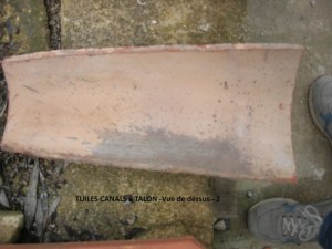 Tuiles canal à talon