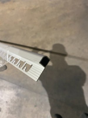 Profils arrondis PROJOLLYQUART ALU ANODISE ARGENT PJQTAA