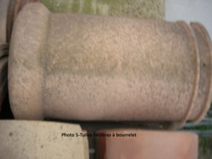 Tuiles romanes et canal neuves