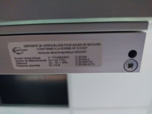 Porte sas automatique coulissante double ouvrant