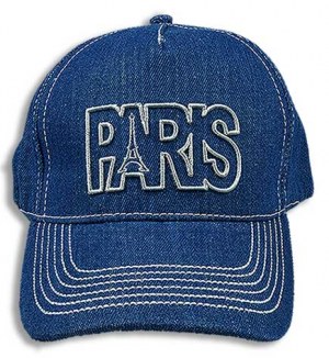 Casquettes "PARIS" en lot 6pc