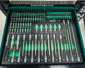 DESTOCKAGE Servante d'atelier complète XXL NURNBERG 6/7 tiroirs