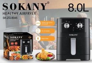 Friteuse sans huile 2000W 8L de capacité - SOKANY