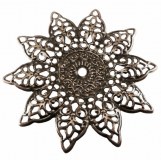 Lot de breloques et apprêts en métal pour bijoux