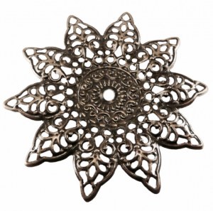 Lot de breloques et apprêts en métal pour bijoux