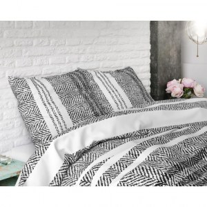 "Caden" Set 2/3 pcs Parure de Lit Coton Mélangé Housse de Couette+Taie d'Oreiller