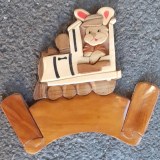 Lot de cadre en bois enfant pour porte