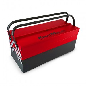 Mallette a Outils 85 PCS ROUGE KRAFTMULLER