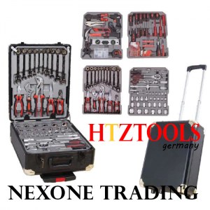 Caisse à outils 186 pièces avec système de cliquets haut de gamme