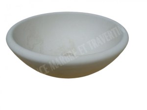 Calcaire Limestone Vasque Bol Arrondi