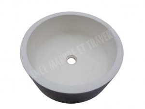 Calcaire Limestone Vasque Cylindre