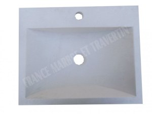 Calcaire Limestone Évier 50x40 cm