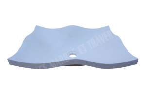 Calcaire Limestone Vasque Feuille 50x40 cm