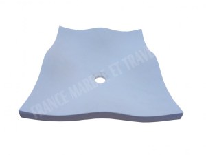 Calcaire Limestone Vasque Feuille 50x40 cm