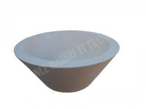 Calcaire Limestone Vasque Conique