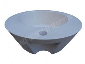 Calcaire Limestone Vasque Croissant