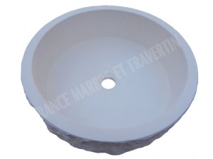 Calcaire Limestone Vasque Cylindre