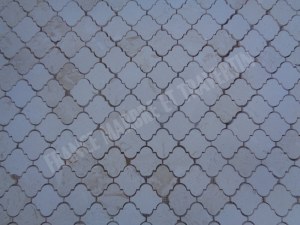 Calcaire Myra Beige Arabesque & Motif Mosaïque 31x26 cm