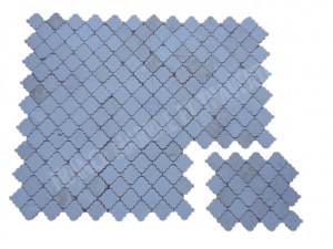 Calcaire Myra Beige Arabesque & Motif Mosaïque 31x26 cm