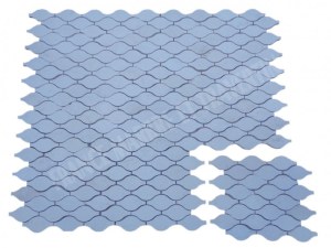 Calcaire Myra Beige Arabesque & Motif Mosaïque 31x26 cm