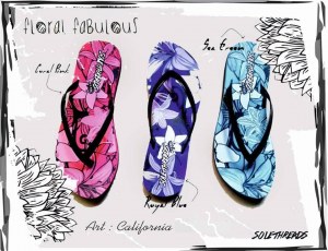 Lot de 1246 paires de tongs originales