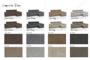 Canapé Duna 290cm angle avec assise coulissantes RELAX