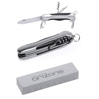 Canif Multi-Usages "Korgon" en Acier Inoxydable - Objet publicitaire AVEC ou SANS logo...