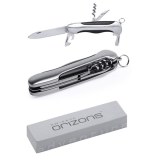 Canif Multi-Usages "Korgon" en Acier Inoxydable - Objet publicitaire AVEC ou SANS logo...