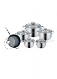 JUMBO SET 12 pièces en inoxpoêle en peirre