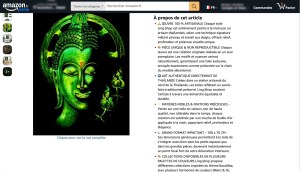 Lot de 19 toiles Bouddha artisanales – Vert & Jaune – 100×70 cm – Neuves