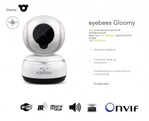 Caméra ip wifi intelligent