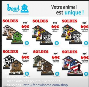 Lot de 150 supports gamelles pour chiens neuf