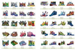 Jeux, parcours, toboggans, labyrinthes GONFLABLES