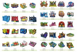 Jeux, parcours, toboggans, labyrinthes GONFLABLES