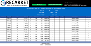 13 x Lenovo - Fujitsu Laptops - Core i5 - Generation 10th-11th - 8GB-16GB RAM - 256GB...