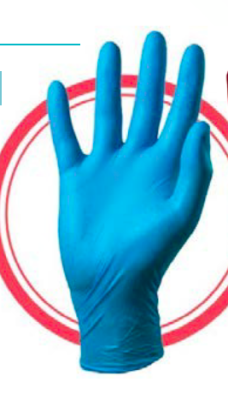 GANT NITRILE BLEU