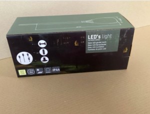 Lampe de jardin lumineuse , modele torche