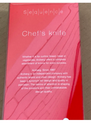 Couteau de cuisine Arzberg en acier forgé