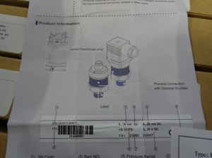 LOT DE 300 CAPTEURS DE PRESSION M20 – 6 BARS – 4-20mA – DÉSTOCKAGE
