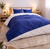 Lot déstockage 150 housses de couette lestée 140x200 – 100% coton – Neuf