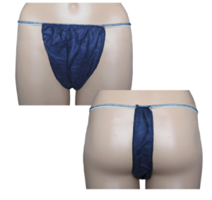 STRINGS FEMME BLEU SPUNBOND (100 UNITÉ)