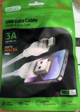 Câble GERLAX D17L – USB vers iPhone (iOS) – 3A Charge Rapide – 1 Mètre – Anti-Nœud