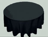 20 Nappes rondes Noir -2,40 mètres -100g\m2 - 3,70 euros\pièces