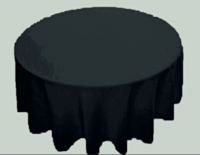 20 Nappes rondes Noir -2,40 mètres -100g\m2 - 3,70 euros\pièces