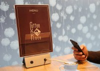 -70% Porte-menu connecté et innovant pour CHR Hotel Restaurant Bar