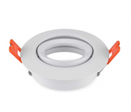 Spot rond encastrable Blanc