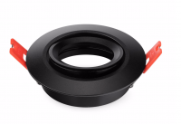 Spot rond encastrable Noir Mat