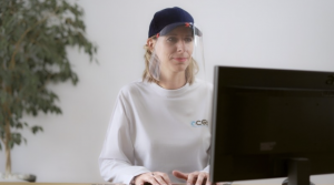 Visière d'hygiène clipsable avec casquette