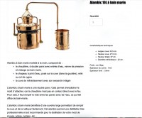 Alambic en cuivre